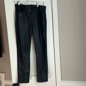 Joseph ribkoff leather like pants size 12